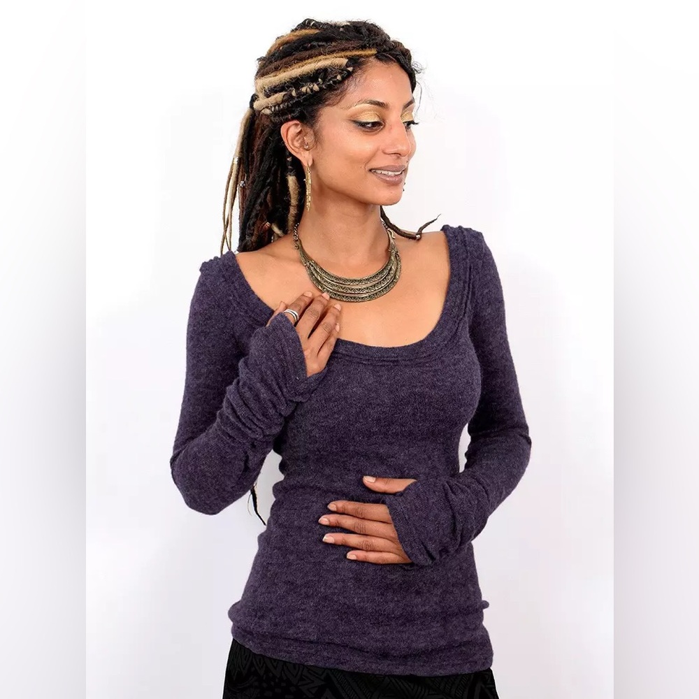 "Ysïs" pullover, Purple